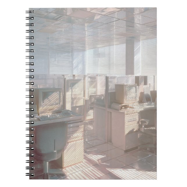Carnet de bureau rétro en verre Pastel (Devant)