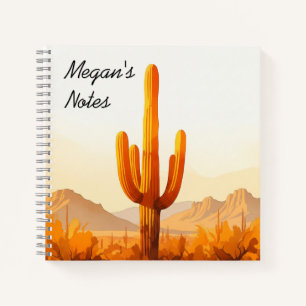 Carnet de cactus aquarelle