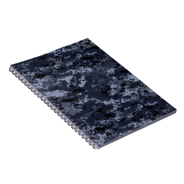 Carnet de camouflage bleu militaire américain (Côté Droit)