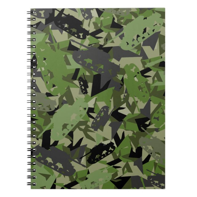 Carnet de camouflage d'armée de réservoir (Devant)