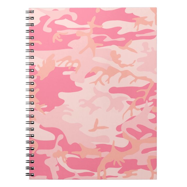 CARNET de camouflage rose clair (Devant)