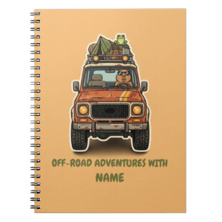 Carnet de camping aventure capybara tout-terrain C