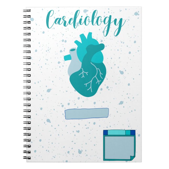 Carnet de cardiologie élégant pour étudiant en méd (Devant)