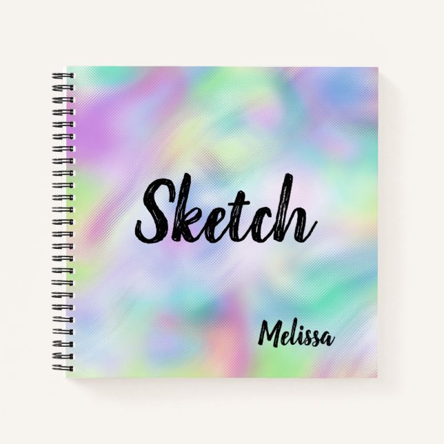 Carnet de carnet de croquis Monogramme Abstrait (Devant)