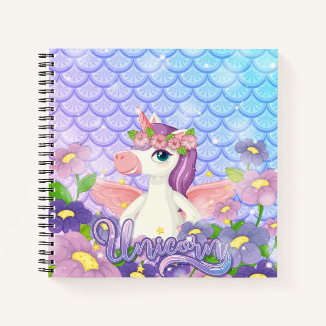 Carnet de carnet de croquis Unicorn (Devant)