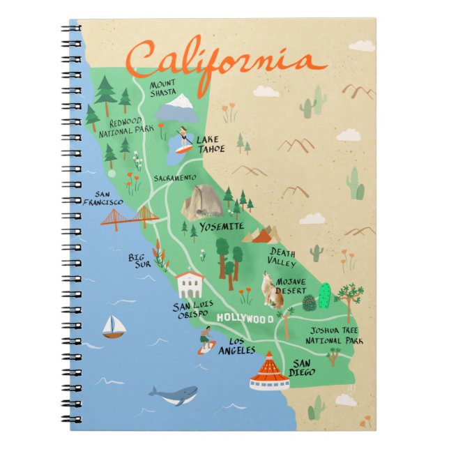 Carnet de cartes de Californie (Devant)