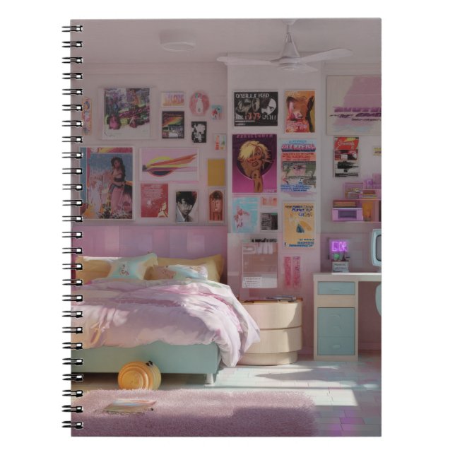 Carnet de chambre Sunlit Retro Poster Wall (Devant)