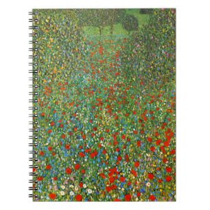 Carnet de champ de pavot de Gustav Klimt