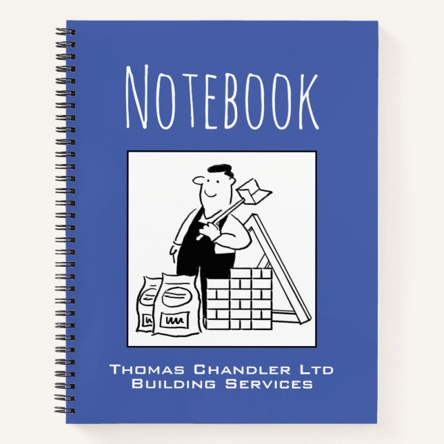 Carnet de chantier avec nom du propriétaire (Devant)