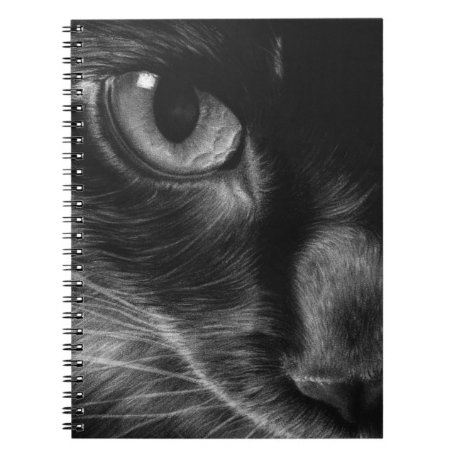 Carnet de chat noir (Devant)