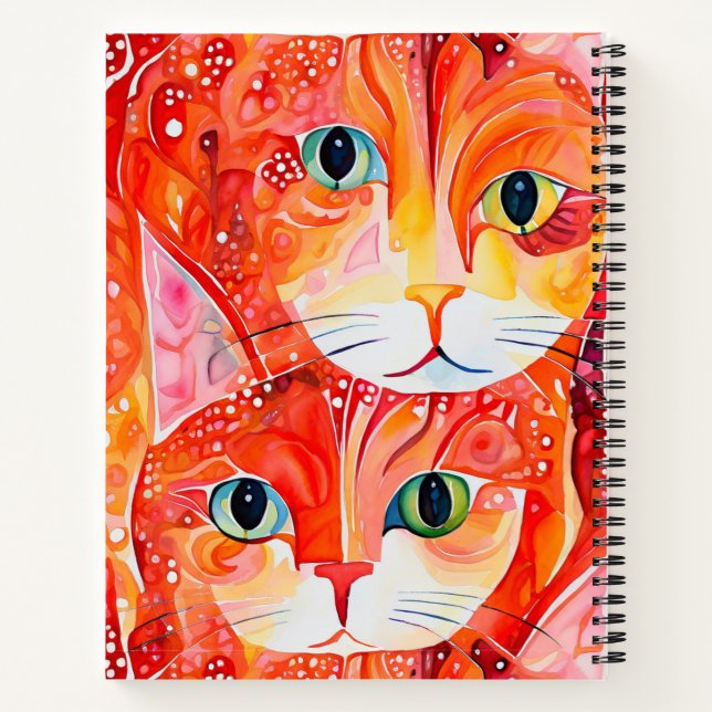Carnet de chatons Abstraits (Dos)