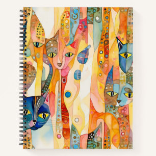Carnet de chatons Abstraits
