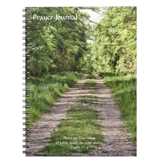 Carnet de chemins de journal de prière (Devant)