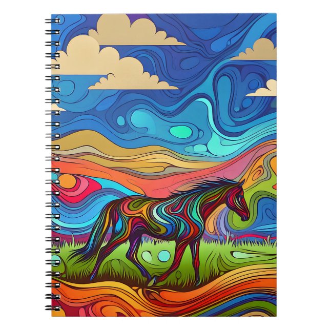 Carnet de cheval Mirage du désert (Devant)