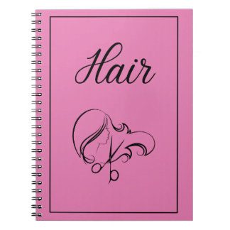 Carnet de cheveux | Cahier Rose Pink