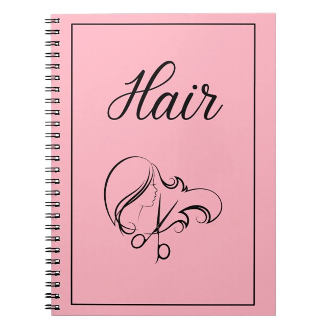 Carnet de cheveux | Carnet Blush (Devant)