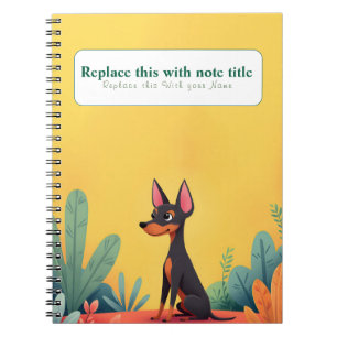 Carnet de chien personnalisé Cute Kawaii