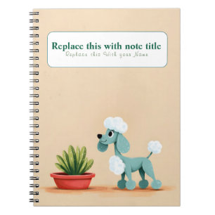 Carnet de chien personnalisé Cute Kawaii