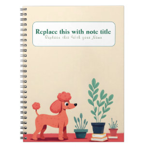 Carnet de chien personnalisé Cute Kawaii
