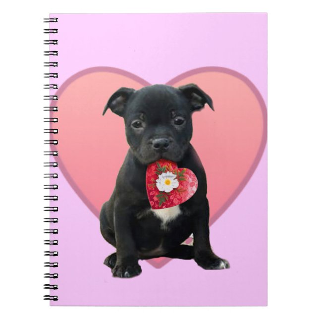Carnet de chiot du Stafforshire (Devant)
