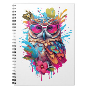 carnet De Chouette "Unique Avec L'Univers"