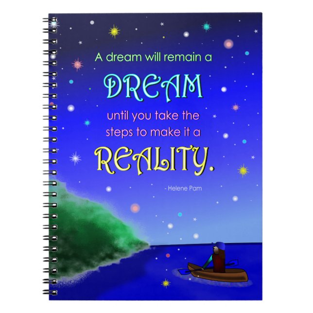 Carnet de citations de rêve inspirant (80 pages) (Devant)