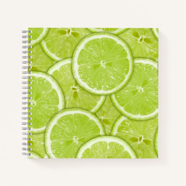 Carnet de citron vert frais (Devant)