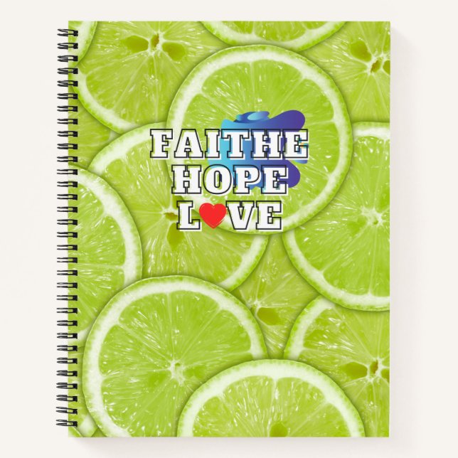 Carnet de citron vert frais (Devant)