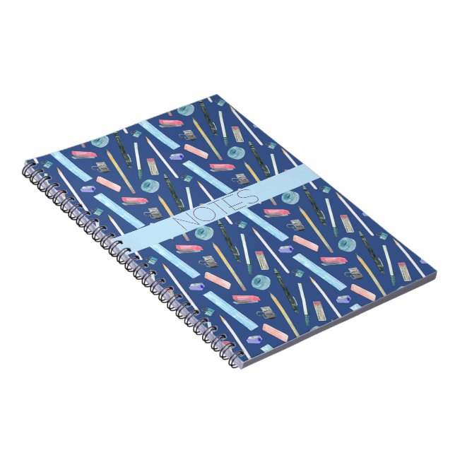 CARNET DE CLASSE BLEU AQUA ROSE MATHÉMATIQUES (Côté Droit)