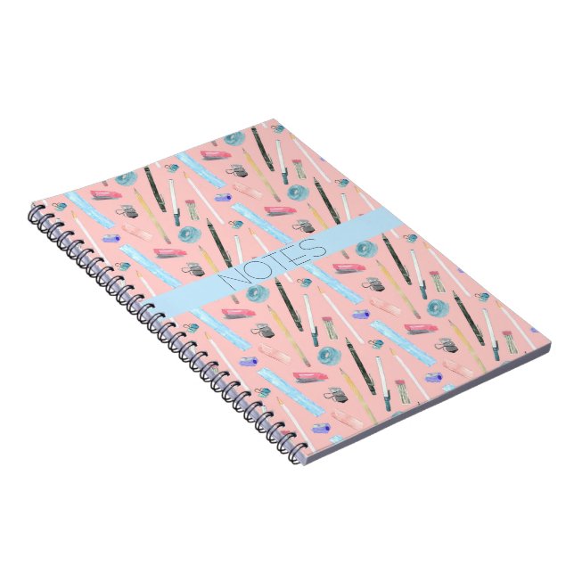 CARNET DE CLASSE DE MATH BLEU AQUA ROSE (Côté Droit)