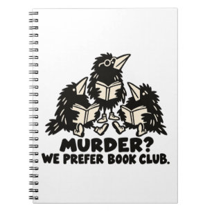 Carnet de club de lecture sur les meurtres