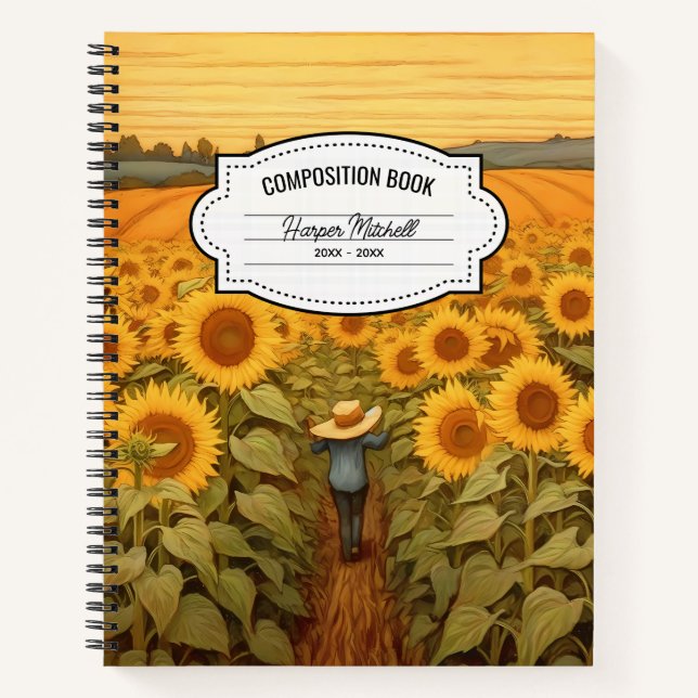 Carnet de composition des tournesols botaniques vi (Devant)