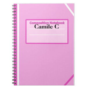 Carnet de composition personnalisée Bubblegum