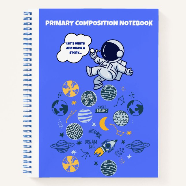 CARNET DE COMPOSITION PRIMAIRE BLEU KIDS (Devant)