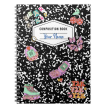 Carnet de composition rétro Y2K