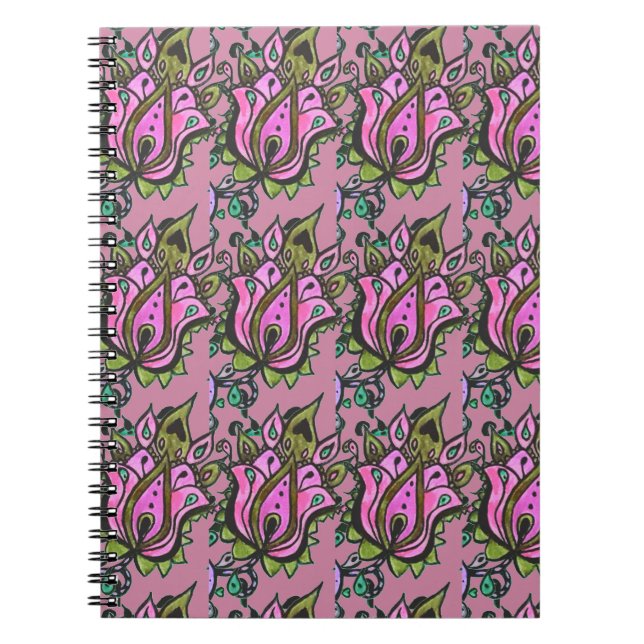 Carnet de conception de fleurs (Devant)