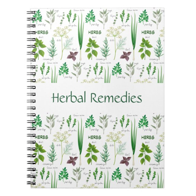 Carnet de conception de plantes aromatiques agrées (Devant)