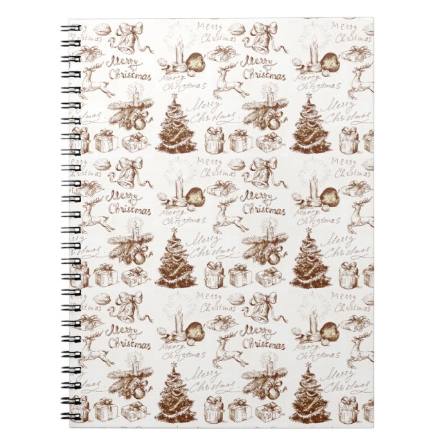 Carnet de conception Noël, hiver et Nouvel An (Devant)