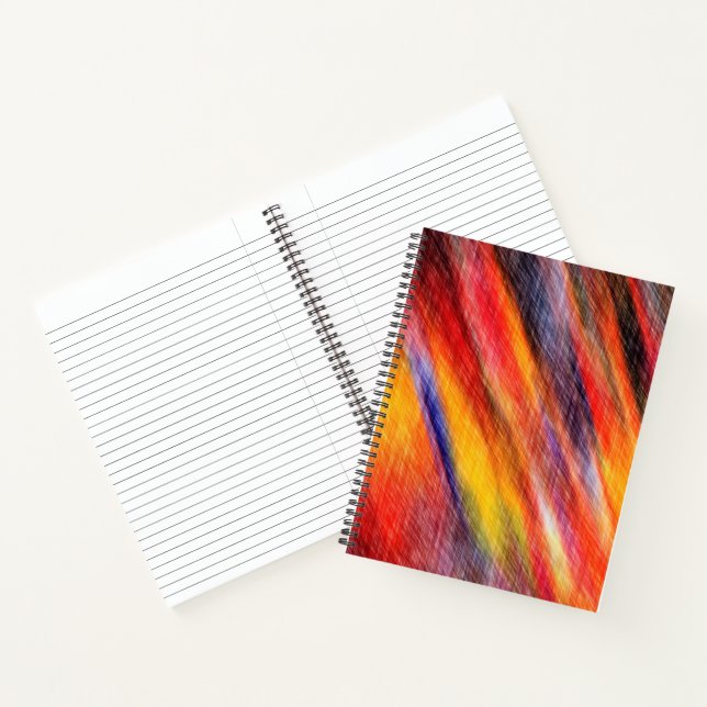 Carnet de couleur de coucher de soleil Abstrait (Intérieur)
