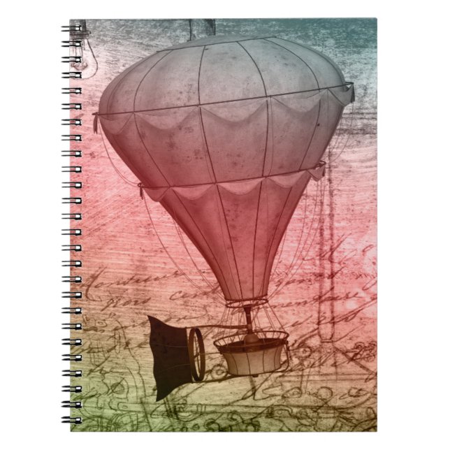 Carnet de croquis à couverture rigide ballon Steam (Devant)