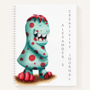 Carnet de croquis d'artiste monstre amusant pour e