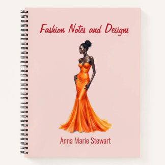 Carnet de croquis de mode personnalisé