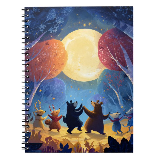 Carnet de danse Whimsical Animal Moon (Devant)