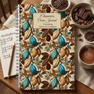 Carnet de Dégustation de Chocolat au Motif Cacao T