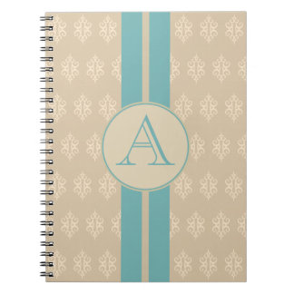 Carnet de dentelle monogramme antique