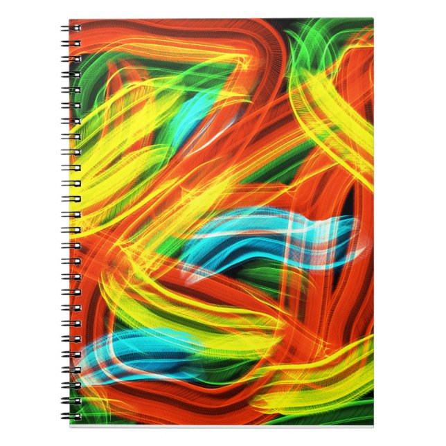 carnet de design abstrait coloré (Devant)