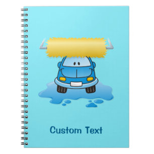 Carnet de dessin animé Carwash