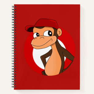 Carnet de dessin animé Chimp