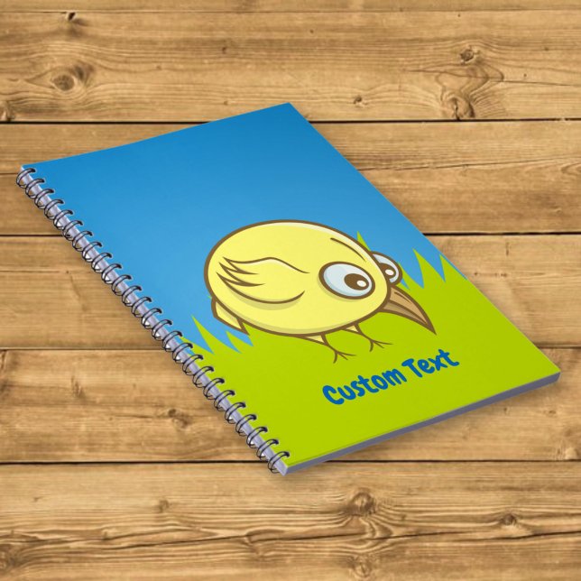 Carnet de dessin animé d'oiseau jaune (Créateur téléchargé)