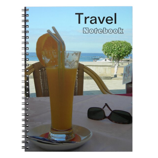 Carnet de destination de jus d'orange (Devant)